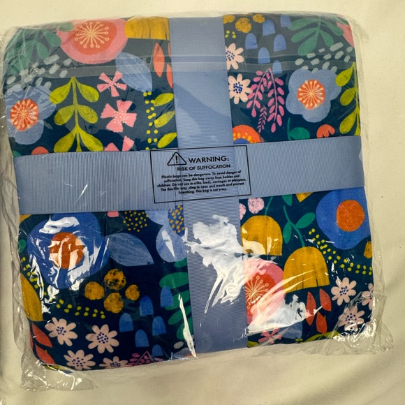 Little Sleepies Folk Floral Large Cloud Blanket - Picture 8 of 8